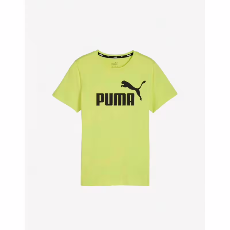 PUMA Essentials Logo Tee Yellow B
