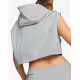 PUMA Dare To Hooded Cropped Top Grey