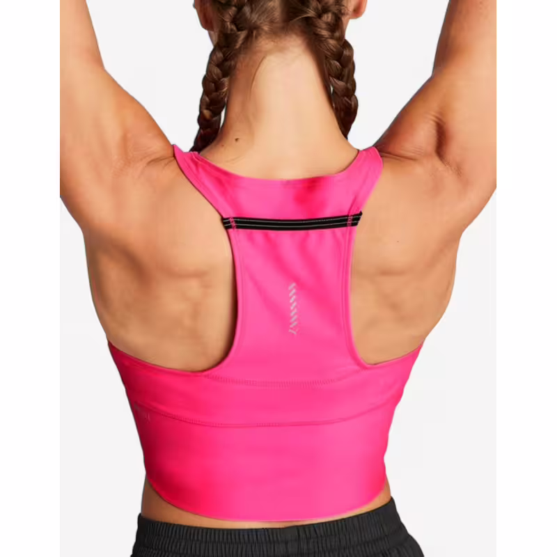 PUMA Run Ultraform Crop Tank Pink