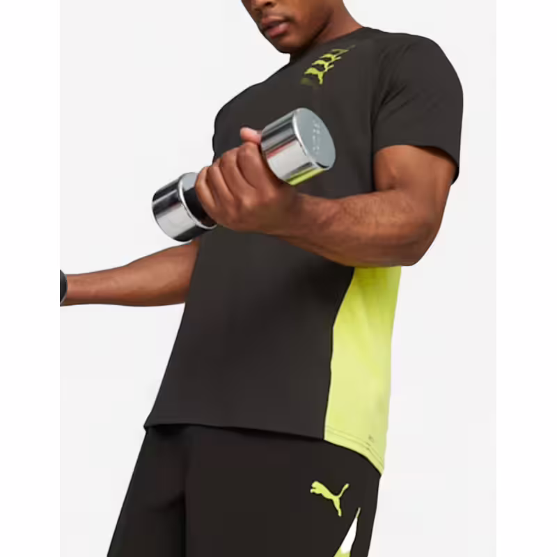 PUMA Fit Triblend Training Tee Black
