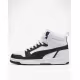 PUMA Rebound V6 Mid Shoes White/Black/Pink