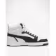 PUMA Rebound V6 Mid Shoes White/Black/Pink