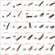 Кабел JST SH 1.00mm, 6 Pin, Female + Male Socket, 28AWG, 10CM