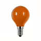 Лампа сфера, мини, оранжева, цокъл E14, 220VAC, 25W