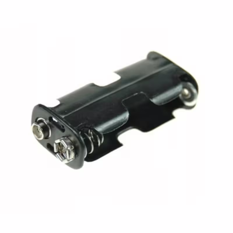 Държач, гнездо за батерии, 2xAA, LR6, R6, 6LF22, 9VDC, 1,5VDC