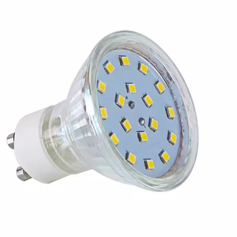 Лампа LED SNBOT, клас F, луничка, JDR, цокъл Gu10, 220VAC, 5W, 18SMD, 6500K
