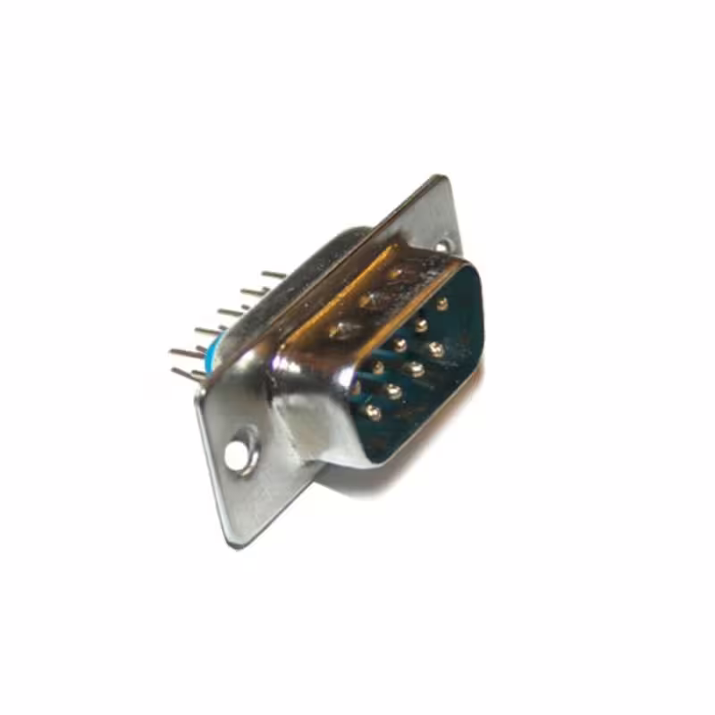 Букса за платков монтаж D-SUB, метална, права, RS232 9pin(м)