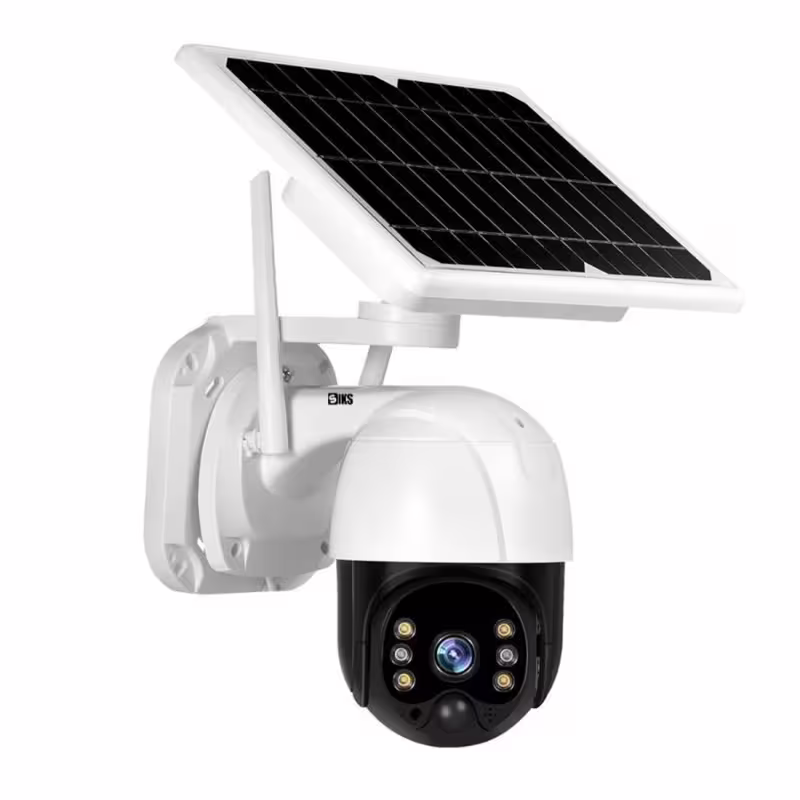 Соларна камера 2144, видео и аудио наблюдение, въртяща, Wi-Fi, 8MP, IP65, ICSEE