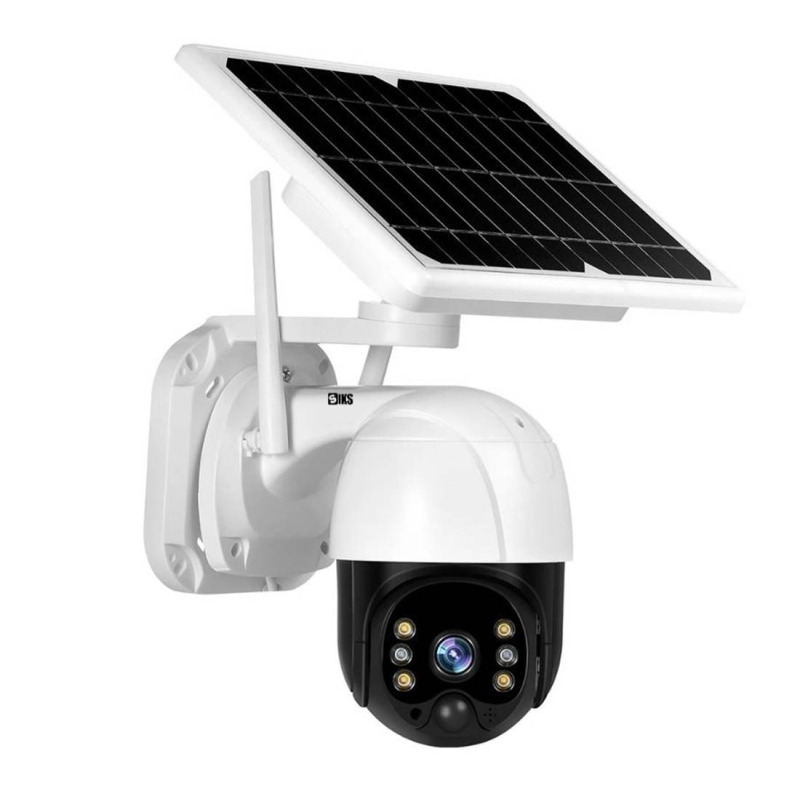 Соларна камера 2144, видео и аудио наблюдение, Wi-Fi, PTZ, 8MP, IP65, ICSEE