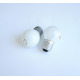 Лампа сфера мини бяла с цокъл E27 220V 25W/40W