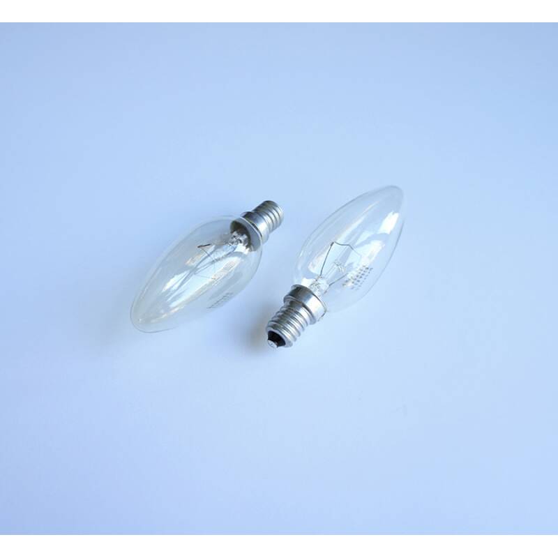 Лампа свещ прозрачна с цокъл E14 220V 60W