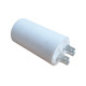 Работен кондензатор CBB60-1B, 450VAC,1uF, 4 кабелни обувки, Ф25x55mm