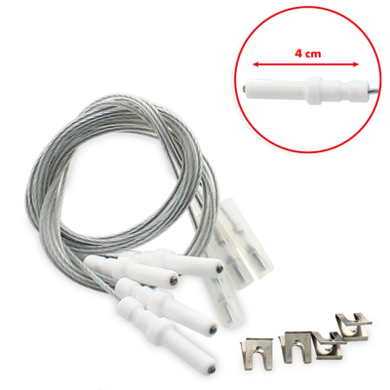 ELECTRODE / LIGHTER IN SET WITH 4 SPARK PLUG FOR GAS APPLIANCE INDESIT / ARISTON C00052951