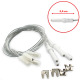ELECTRODE / LIGHTER 500MM LENGTH SET WITH 4 SPARK PLUG FOR GAS APPLIANCE INDESIT / ARISTON C00053244