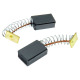 GRAPHITE BRUSH SET 7x13x16MM WITH TWO CHANNELS FOR UNIVERSAL POWER TOOLS