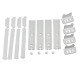 WBUDOWANE ZAWIASY DO DRZWI LODÓWKI WHIRLPOOL / IGNIS / BAUKNECHT 481231019131 - C00312150