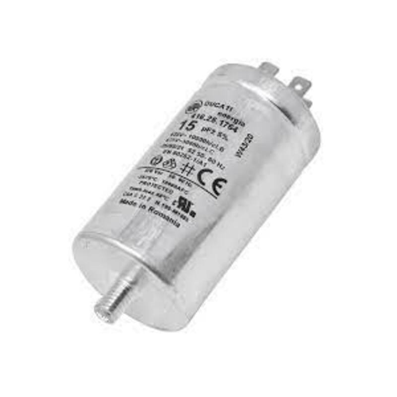 RUNNING CAPACITOR 15mF FOR HOUSEHOLD APPLIANCES UNIVERSAL