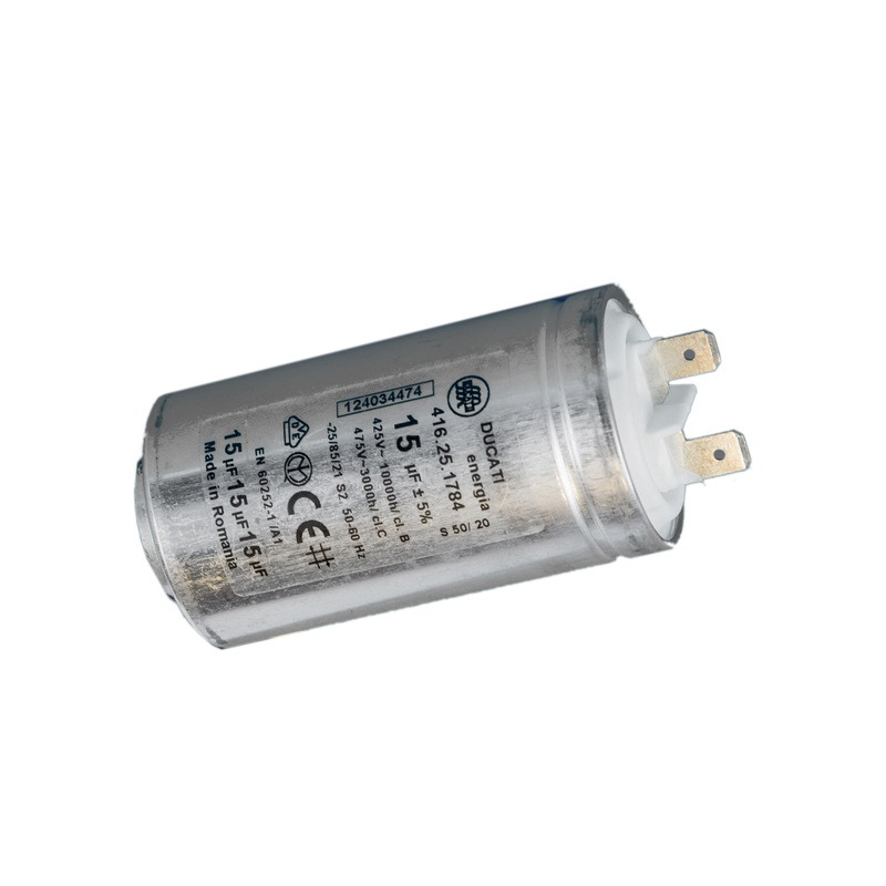RUNNING CAPACITOR 15mF FOR HOUSEHOLD APPLIANCES UNIVERSAL
