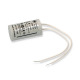 RUNNING CAPACITOR 4 mF WITH CABLE 28X55MM UNIVERSAL