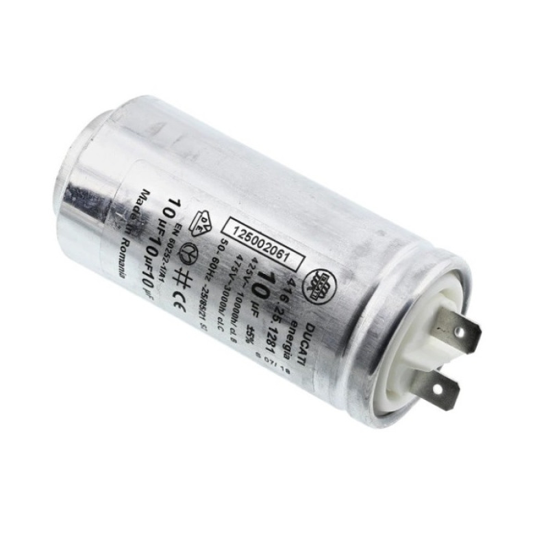 RUNNING CAPACITOR 10mF FOR HOUSEHOLD APPLIANCES UNIVERSAL