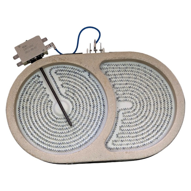 PODWÓJNA PŁYTA GRZEWCZA CERAMICZNA 270/162MM DO PŁYTY CERAMICZNEJ / PŁYTY UNIWERSALNEJ