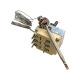 THREE-PHASE THERMOSTAT WITH NUT 190C FOR FRYER