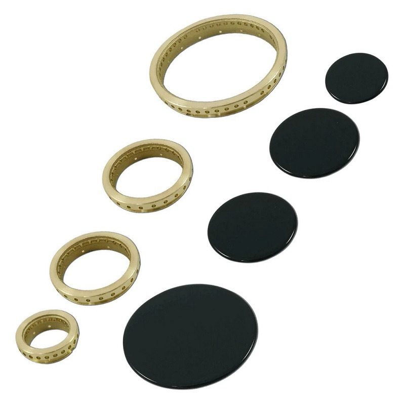 BRASS BURNER SET FOR GAS ARISTON INDESIT C00053055
