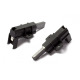 GRAPHITE BRUSH SET 5 x 12.5 x 32MM FOR CANDY HOOVER ZEROWATT GIAS WASHING MACHINE 97916670