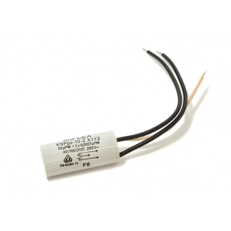 FILTER CONDENSER WITH CABLE FOR WASHING MACHINE UNIVERSAL