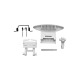 HANDLE LOCK FOR WASHING MACHINE TAURUS NEW POL ARDO MERLONI 719007200
