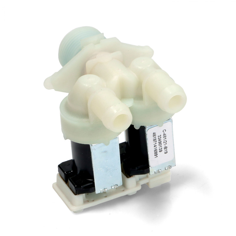 KETTŐS VÍZSZINTES SZELEP CSATLAKOZÓVAL Φ13.5MM MOSÓGÉPHEZ WHIRLPOOL IGNIS PHILIPS 480111100199
