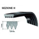 RIEMEN N STEP 1830 H MAEL FÜR TROCKNER ELECTROLUX ZANUSSI REX 1256062009