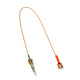 THERMOCOUPLE M6x0.75 45 CM WITH CABLE FOR GAS APPLIANCES INDESIT / ARISTON / UNIVERSAL C00053178
