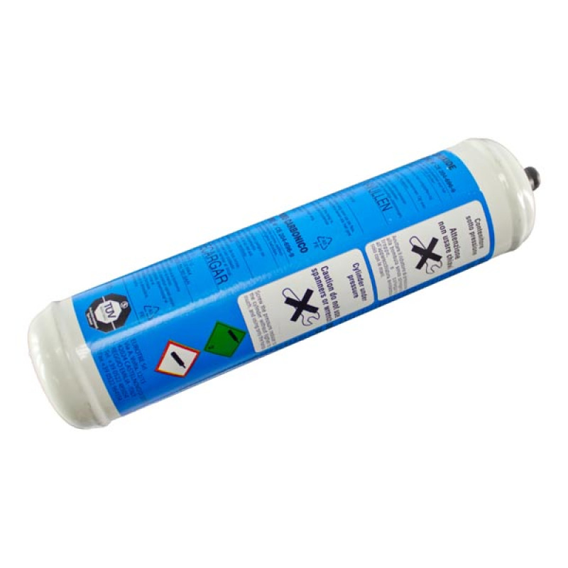CO2-FLASCHE MIT KOHLENSÄURE FÜR KOHLENSÄUREHALTIGES WASSER FÜR ELECTROLUX WHIRLPOOL-KÜHLSCHRANK 480181700417, 50292624009