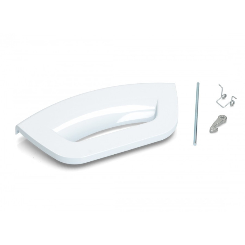 WHITE HANDLE LOCK FOR WASHING MACHINE INDESIT ARISTON C00285747