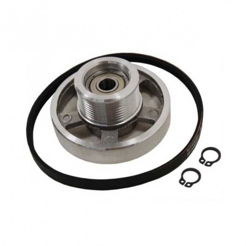 ALUMINIUM-ROLLENSATZ MIT RIEMEN FÜR TROCKNER BEKO SANG BLOMBERG 492204404