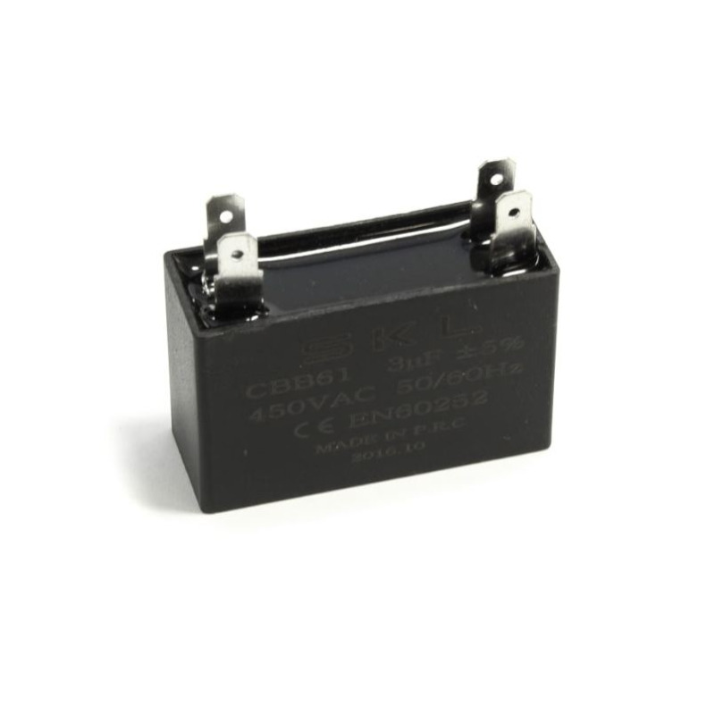 CAPACITOR 3 µF UNIVERSAL Flat Working