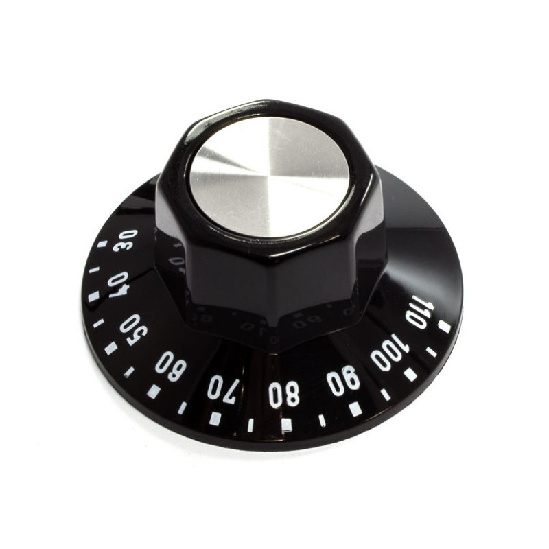 BLACK KNOB WITH DEGREES OT 30° TO 110°C FOR PROFESSIONAL OVEN EGO 0000.524.805