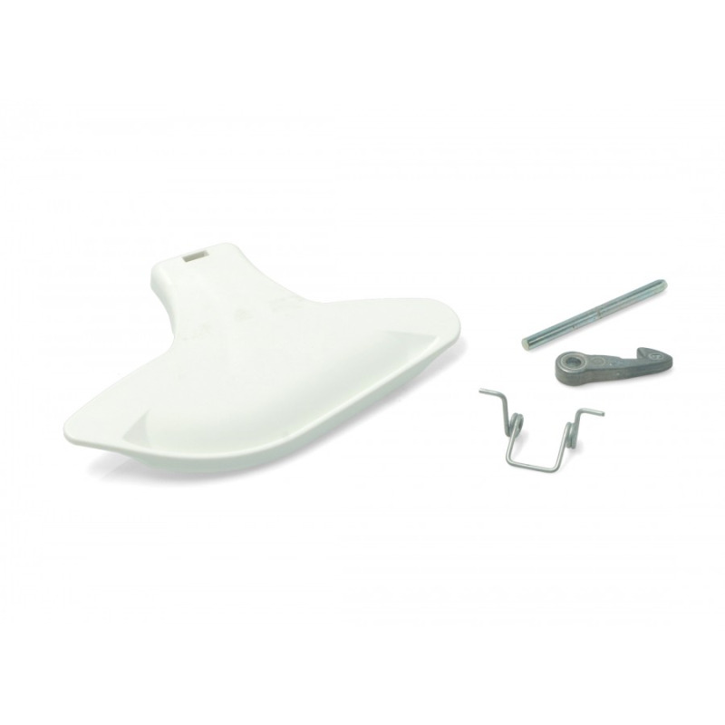 WHITE HANDLE LOCK FOR WASHING MACHINE INDESIT ARISTON 270986, 230010039