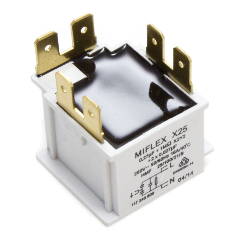 FILTER CONDENSER FOR WASHING MACHINE ELECTROLUX ZANUSSI AEG 117240800