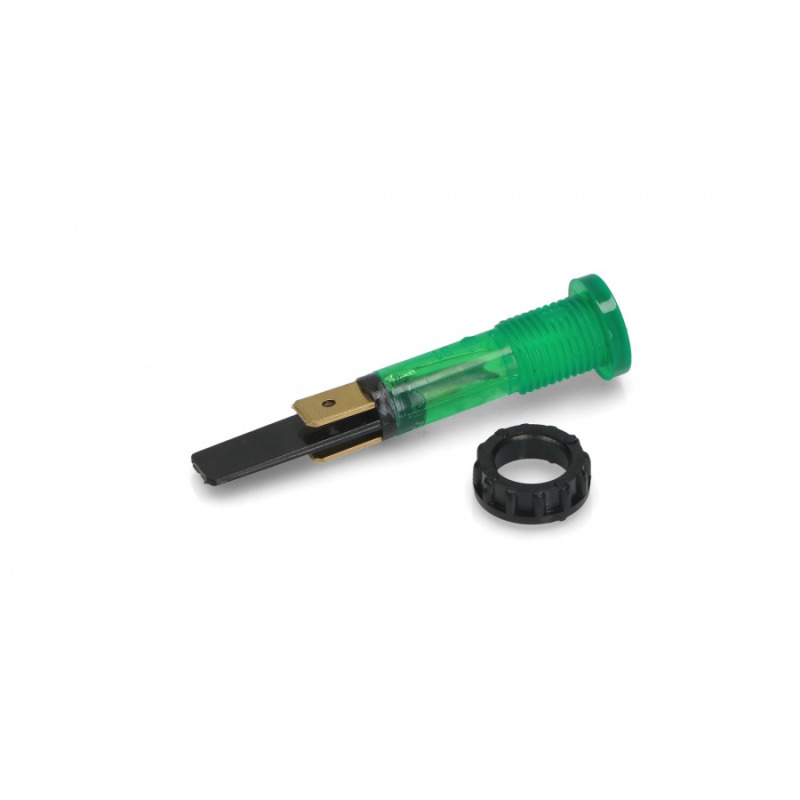 GRÜNES SIGNALLICHT MIT MUTTER Ф10MM. FÜR UNIVERSAL-KOCHÖFEN
