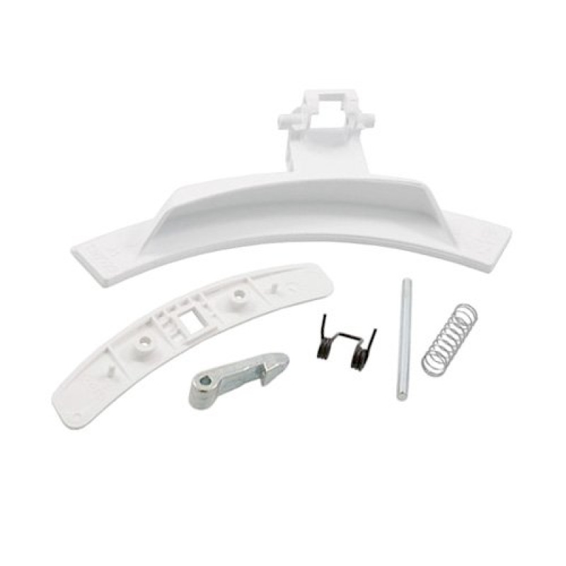WHITE HANDLE LOCK FOR WASHING MACHINE ELECTROLUX ZANUSSI AEG 4055137402, 0005506314