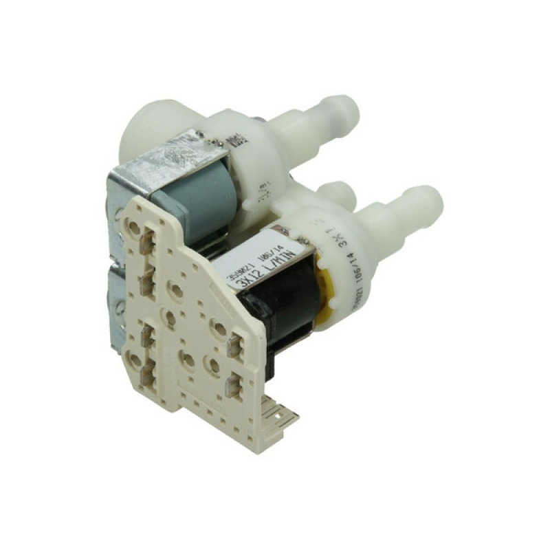 TRIPLE SOLENOID VALVE WITH PLATE FOR MIELE WASHING MACHINE
