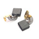 GRAPHITE BRUSHES SET 7x17x16.2 2 PCS. FOR POWER TOOLS