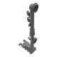 CONSOLA PENTRU PULVERIZATOR SUPERIOR PENTRU MAȘINA DE SPĂLAT VASE BEKO SANG BLOMBERG 151530010, 0090252064