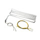 TUBE HEATER DEFROST FOR REFRIGERATOR SET WITH THERMOFUS INDESIT ARISTON C00266867, 0000171698