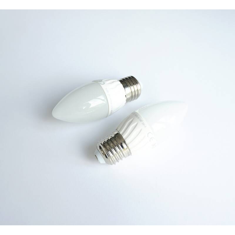 Лампа свещ, LED, клас G, цокъл E27, 220V, 6W, 4000K