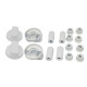 SET MIT 4 UNIVERSALRÄDERN FÜR HERDE