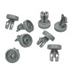 WHIRLPOOL DISHWASHER WHEEL SET 481252888112-4810106034578-481252888069