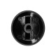 BLACK KNOB WITH THERMOSTAT FROM 0 TO 300 DEGREES + PLATE F 50 FOR COOKING OVENS